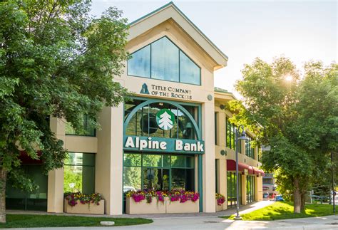 The assigned Fed RSSD ID of Alpine Bank is 260055. . Alpine bank near me